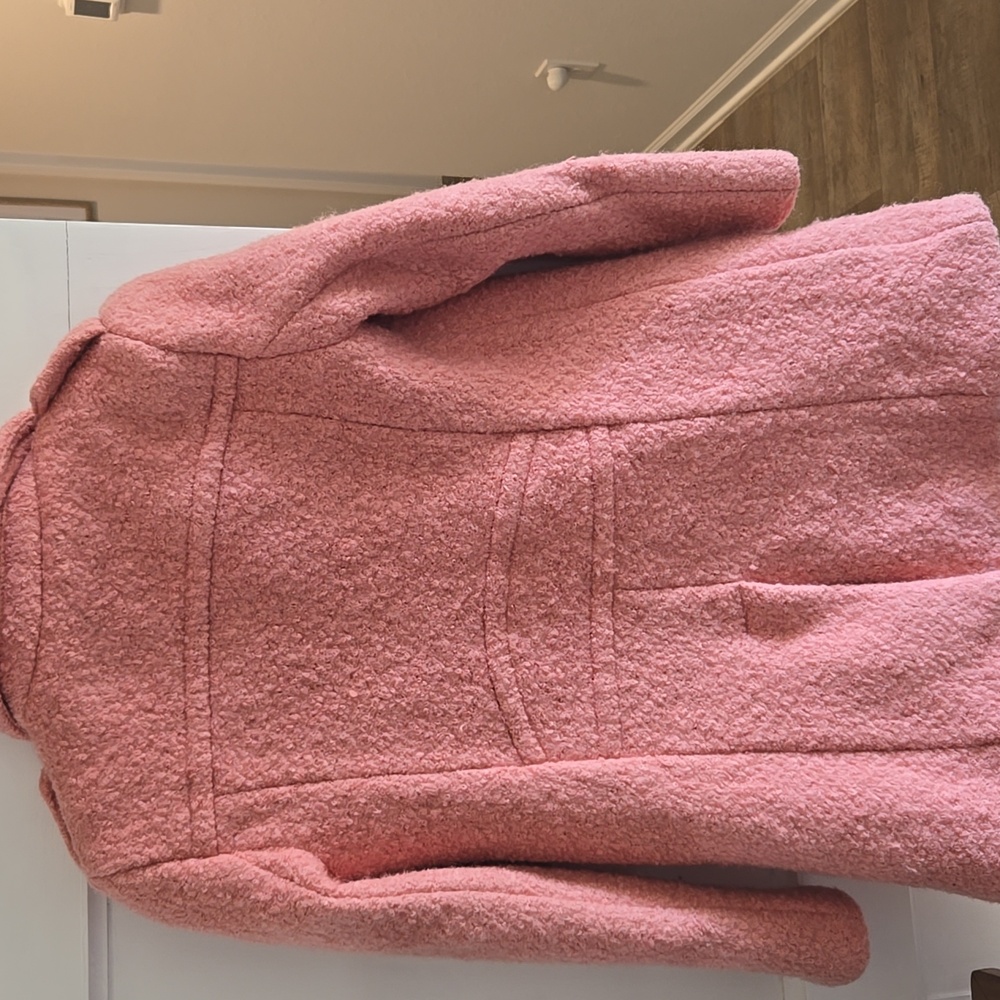LOFT Women's Pink Teddy Jacket - Picture 10 of 16